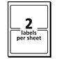 Avery "Hello My Name Is" Name Badge Labels, 2 1/3" x 3 3/8", White w/ Blue Hello, 100 Labels Per Pack (5141)