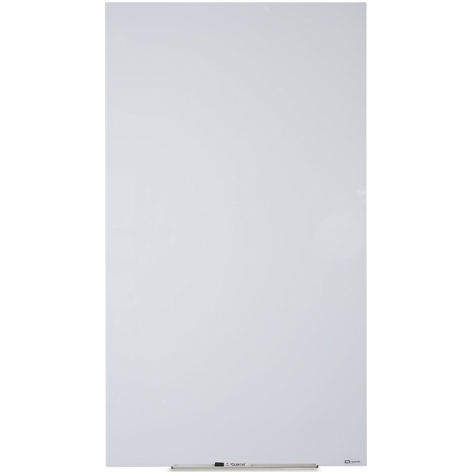 Quartet InvisaMount Vertical Glass Dry-Erase Board, 2.3 x 4.2, White (QRTQ012850IMW)