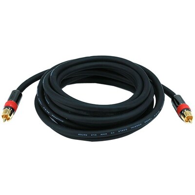 Monoprice 12 ft. Coaxial Audio/Video Cable, Black (2682)