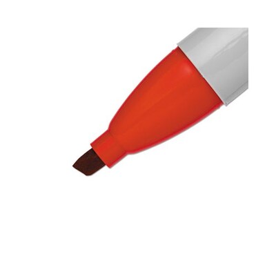 Sharpie Permanent Marker, Chisel Tip, Red (38202)