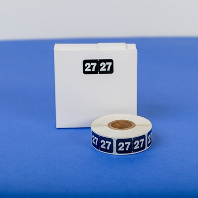 Medical Arts Press 2027 Year Label, 3/4" x 1-1/2", Black, 500/Roll