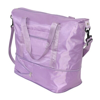 Nicci Polyester Travel Duffel, Light Purple (CBM10003-LPUR)