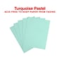 Staples Pastel Colored Copy Paper, 8 1/2" x 11', Turquoise, 500/Ream (14784)