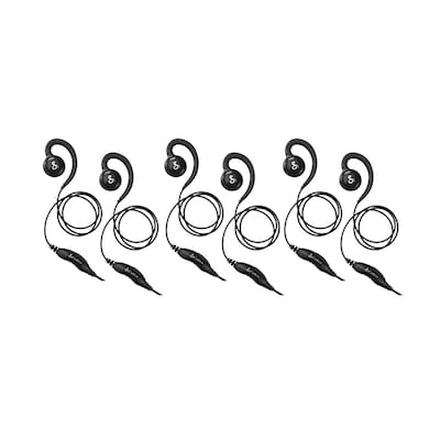 Cobra Compact 2-Way Handheld Business Radio with Dual-Dock Charger and Headset, Black, 6/Pack (PX280)