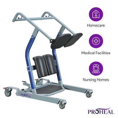 ProHeal Sit to Stand Standing Transfer Lift, 500 lb. Capacity (PHP-32500)