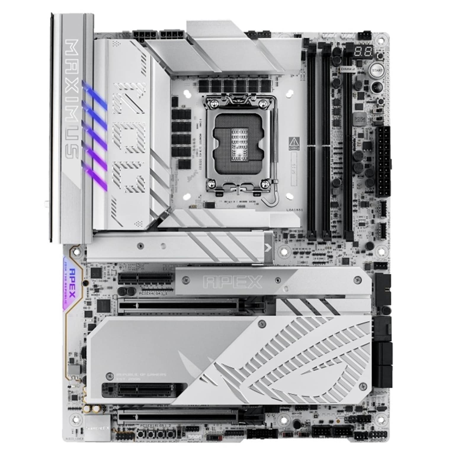 ASUS ROG MAXIMUS (Socket LGA1851) ATX Intel Core Ultra Desktop Motherboard (ROG MAXIMUS Z890 APEX)
