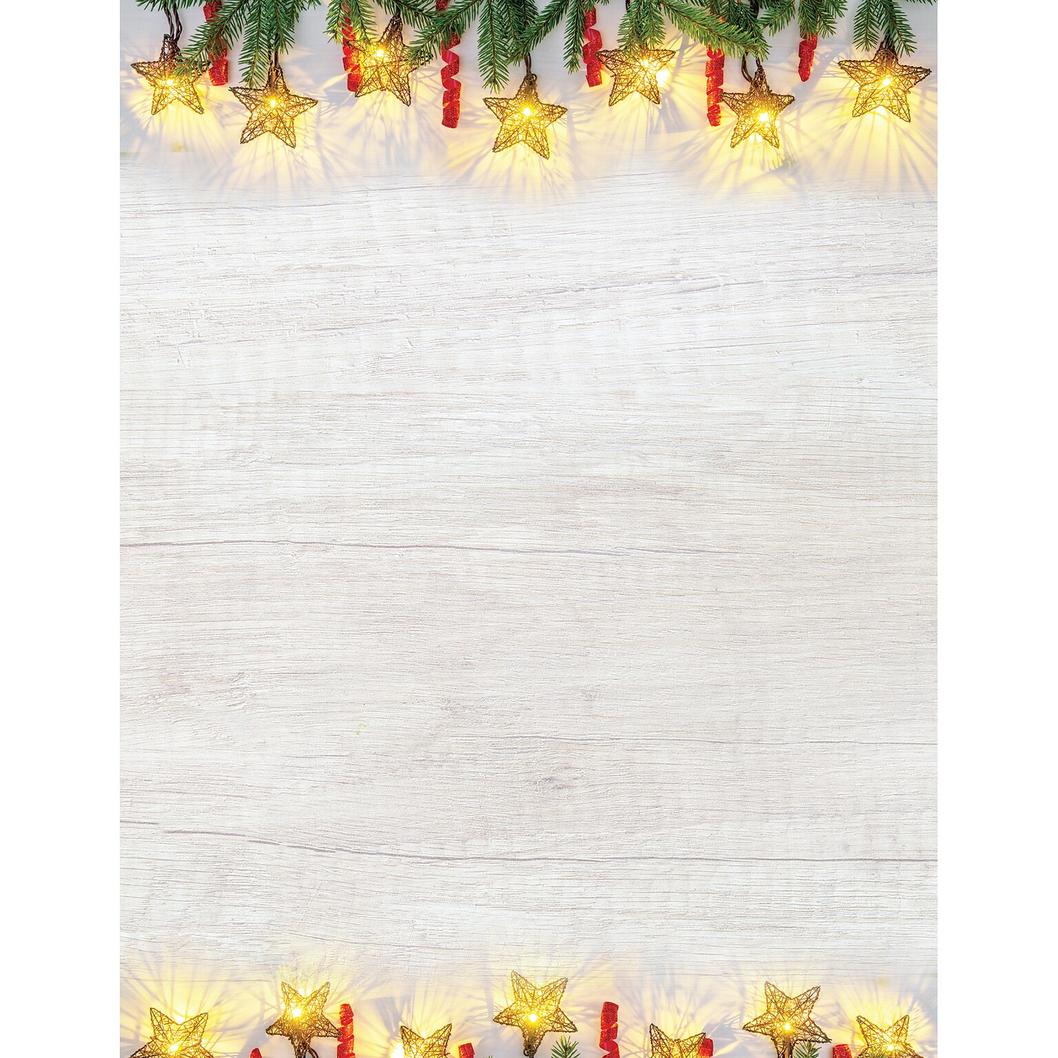 Great Papers! Holiday Stationery Letterhead Star Lights, Multicolor, 50 sheets (2024035)