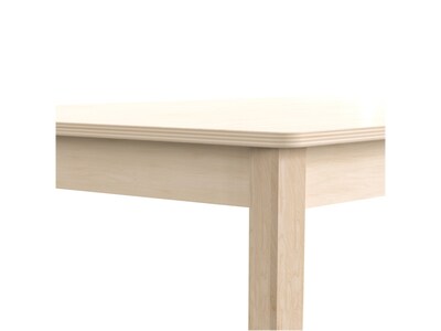 Flash Furniture Bright Beginnings Hercules Trapezoid Table, 47" x 20.75", Beech (MK-ME088018-GG)