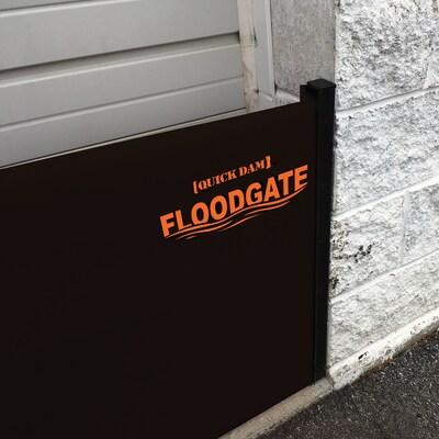 Quick Dam Flood Gate Side Rail Set, 4" (QDFGSIDES)