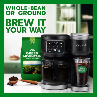 Green Mountain Dark Magic Whole Bean Coffee Packet, Dark Roast, 18 oz. (GMT7568EA)