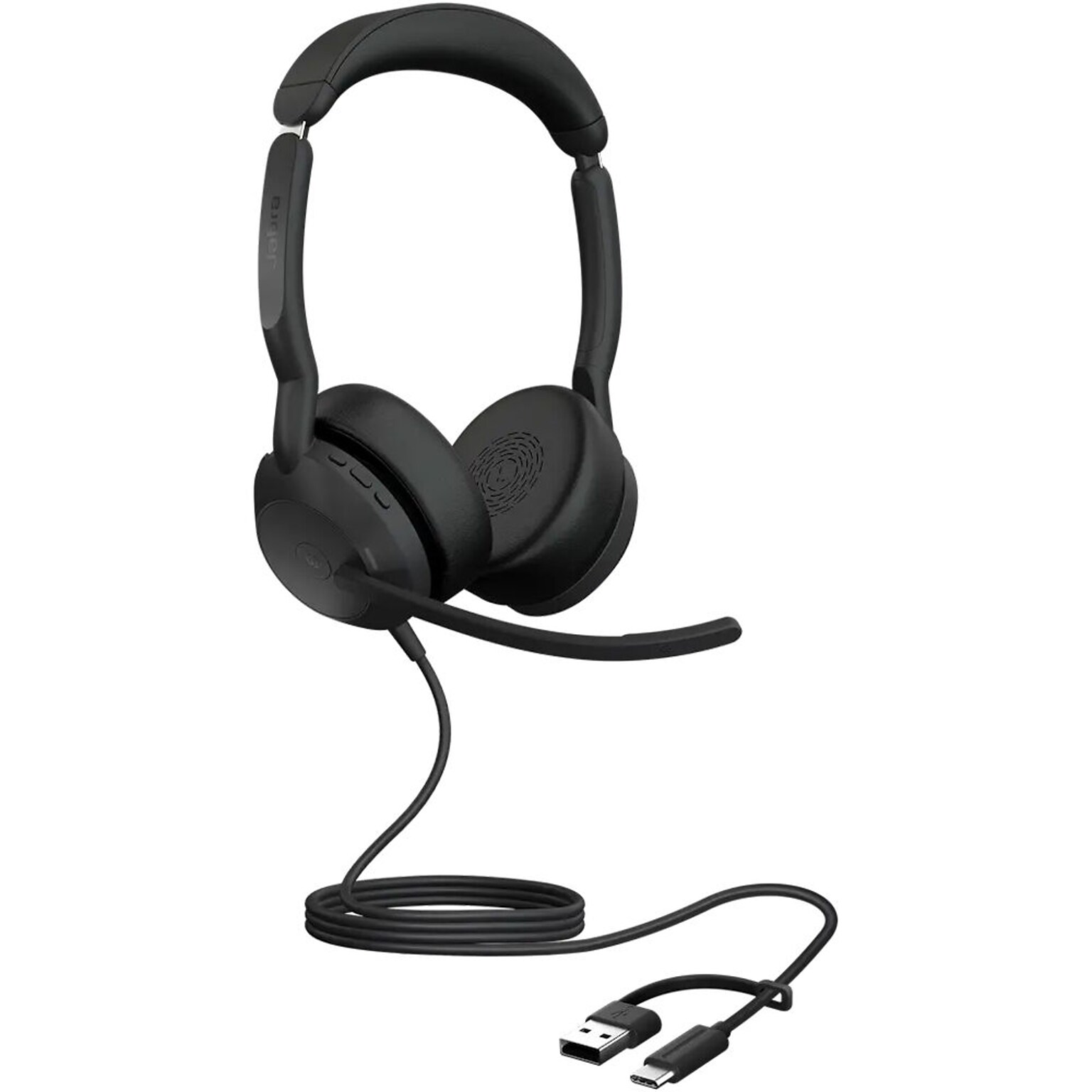 Jabra Evolve2 50 USB-C/A Noise Canceling Stereo Headset, MTCertified (25089-999-799)