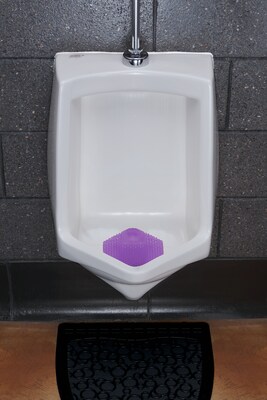 Fresh Products Wave 3D Anti-Splash Urinal Screen, Fabulous Scent, Purple, 10/Box (3WDS-F-010I060M-11)