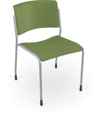 MooreCo Akt 4-Leg Student Chair, Moss (56579-GL-MOSS)