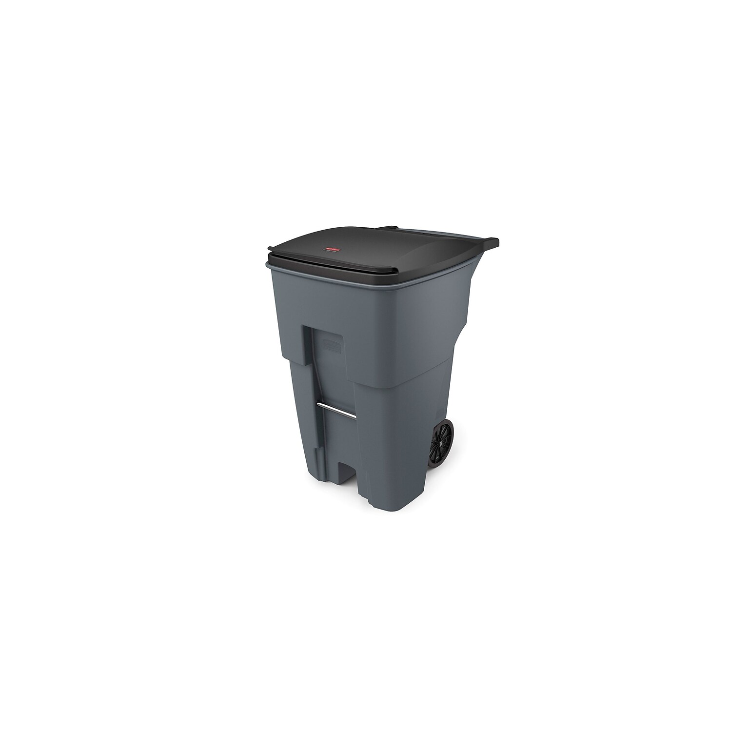 Rubbermaid Brute Metal Outdoor Trash Can, 95 Gallon, Gray (FG9W2200GRAY)