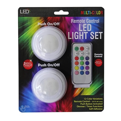 2 Pk Multi Color LED Light Set w/ 165 pts