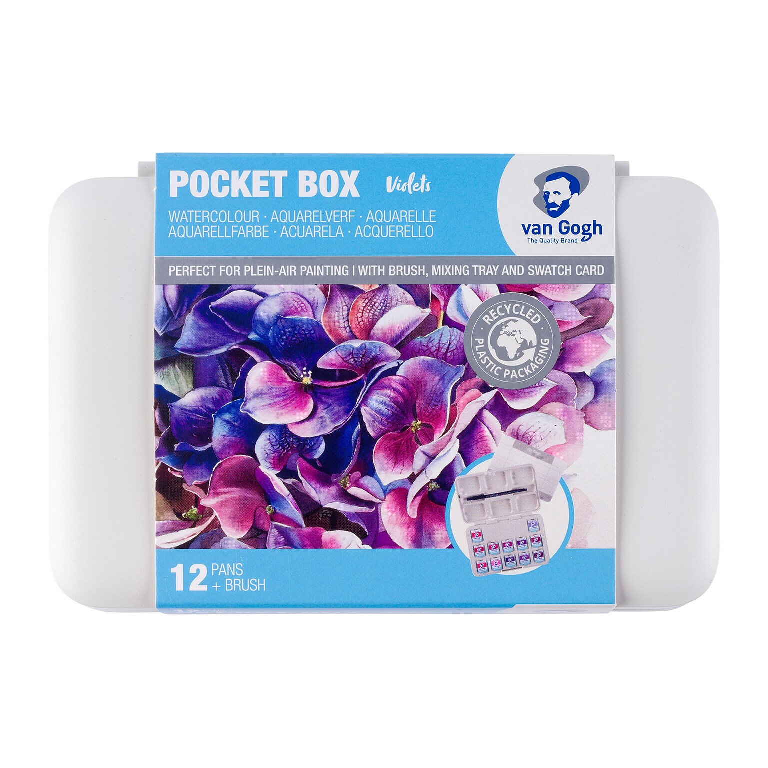 Talens Van Gogh Pinks & Violets Selection Watercolor Paint, Assorted Colors (VNG20808642)