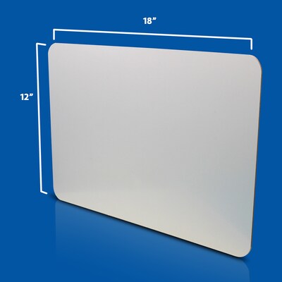 Flipside Products Melamine Dry-Erase Board, 12" x 18", 3/Pack (FLP100123)