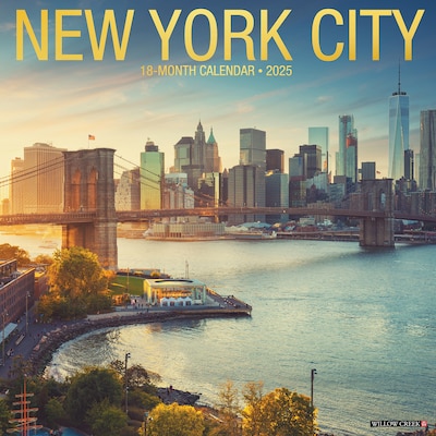2025 Willow Creek New York City 12 x 12 Monthly Wall Calendar (44193)