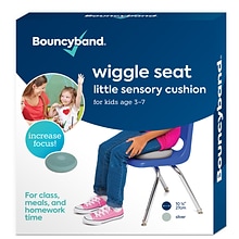 Bouncy Bands Little Sensory Wiggle Seat, Silver (BBAWS27SI)
