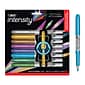 BIC Intensity Permanent Markers, Fine Tip, Assorted Metallic, 8/Pack (GMPMP81-AST)