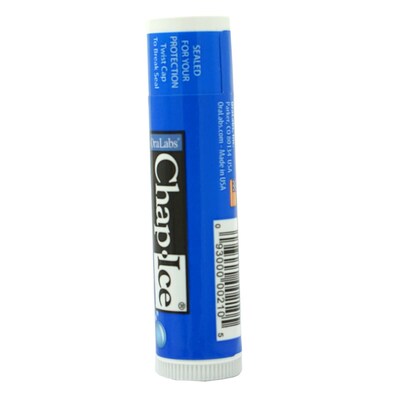 ChapIce Moisture SPF 15 Lip Balm, 0.15 oz Tube, 12 Tubes/Bag, 24 Bags/Carton