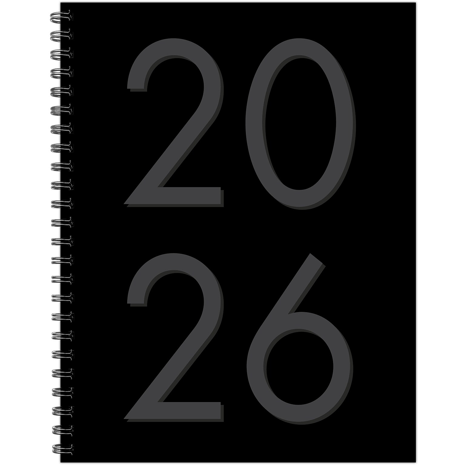2026 Willow Creek 8.5 x 11  Weekly & Monthly Planner, Paperboard Cover, Black (57599)