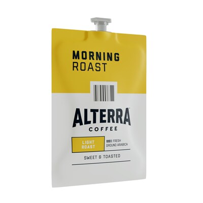 Alterra Morning Roast Coffee Flavia Freshpacks, Light Roast, 100/Carton (MDRA182)