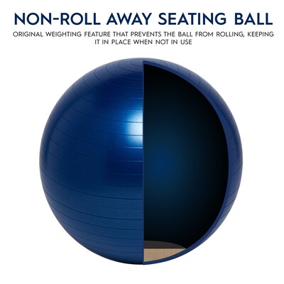 Bouncy Bands Balance Ball, Blue (BBAWBS65BU)
