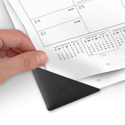 2027 AT-A-GLANCE Contemporary 21.75" x 17" Monthly Desk Pad Calendar, White/Black (SK24X-00-27)
