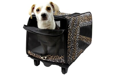 Dbest Pet Smart Cart, Medium, Leopard (08-049)