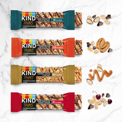 KIND Thins Gluten Free Bar Variety Pack, 14.8 oz., 20 Bars/Box (41888)