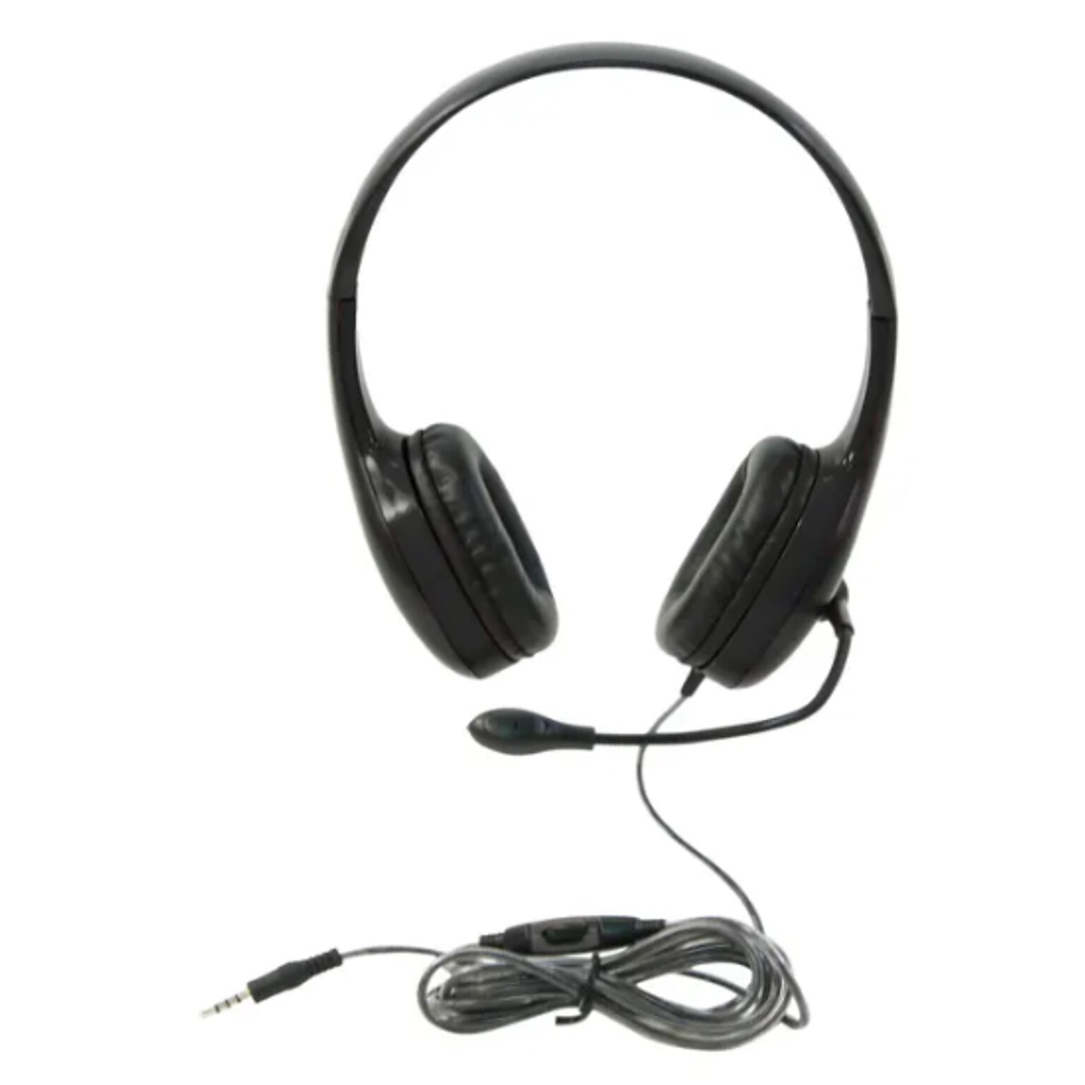 Califone KH-08 On-Ear Headset Headphones, Black (CAFKH08GTBK)