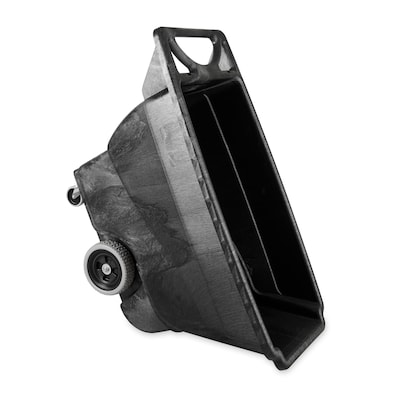 Rubbermaid Commercial Cube Truck, 450 lb. Capacity, Black (FG9T1300BLA)