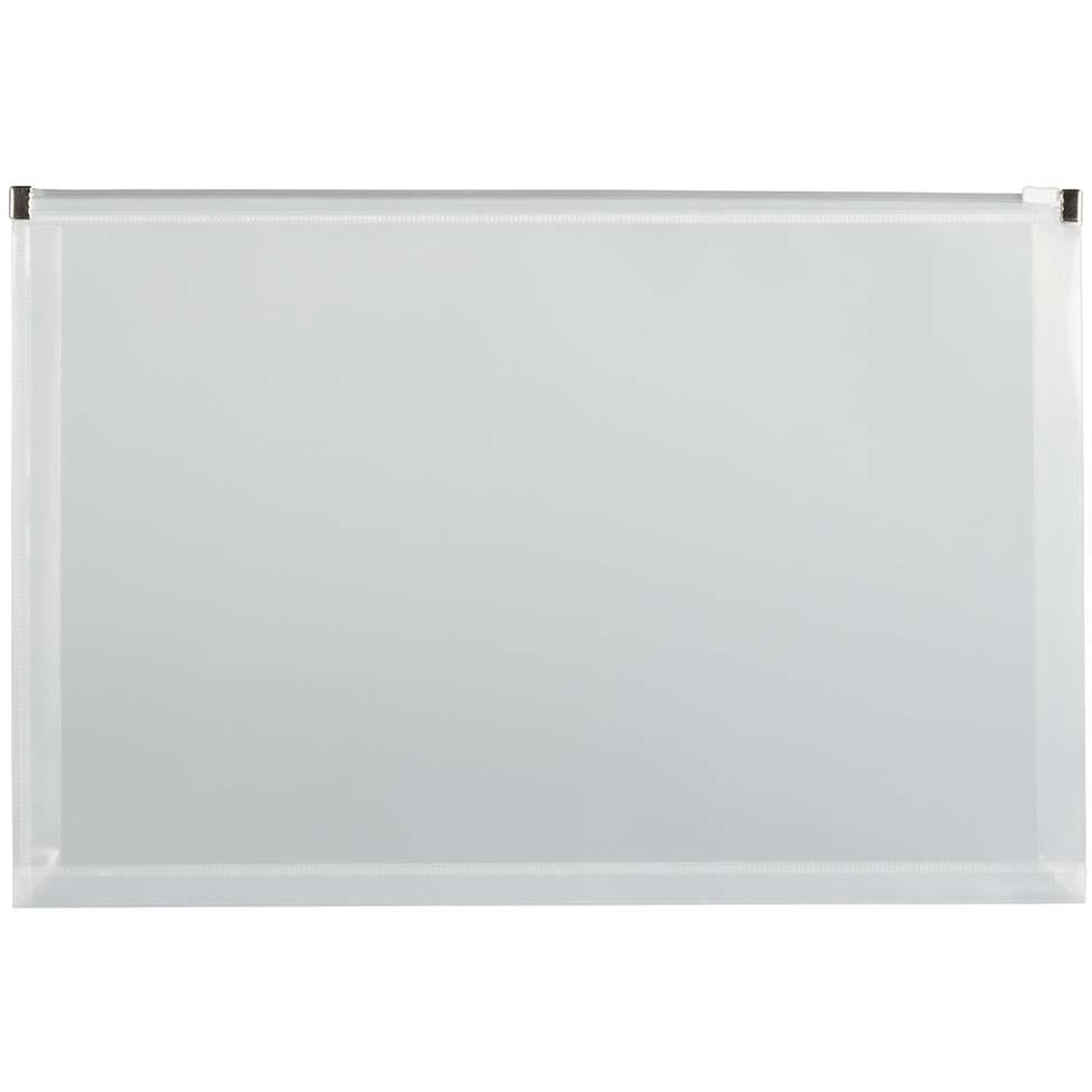 JAM Paper Premium Plastic Document File, 1 Pocket, Legal, Clear, 3/Pack (219Z1clx3)