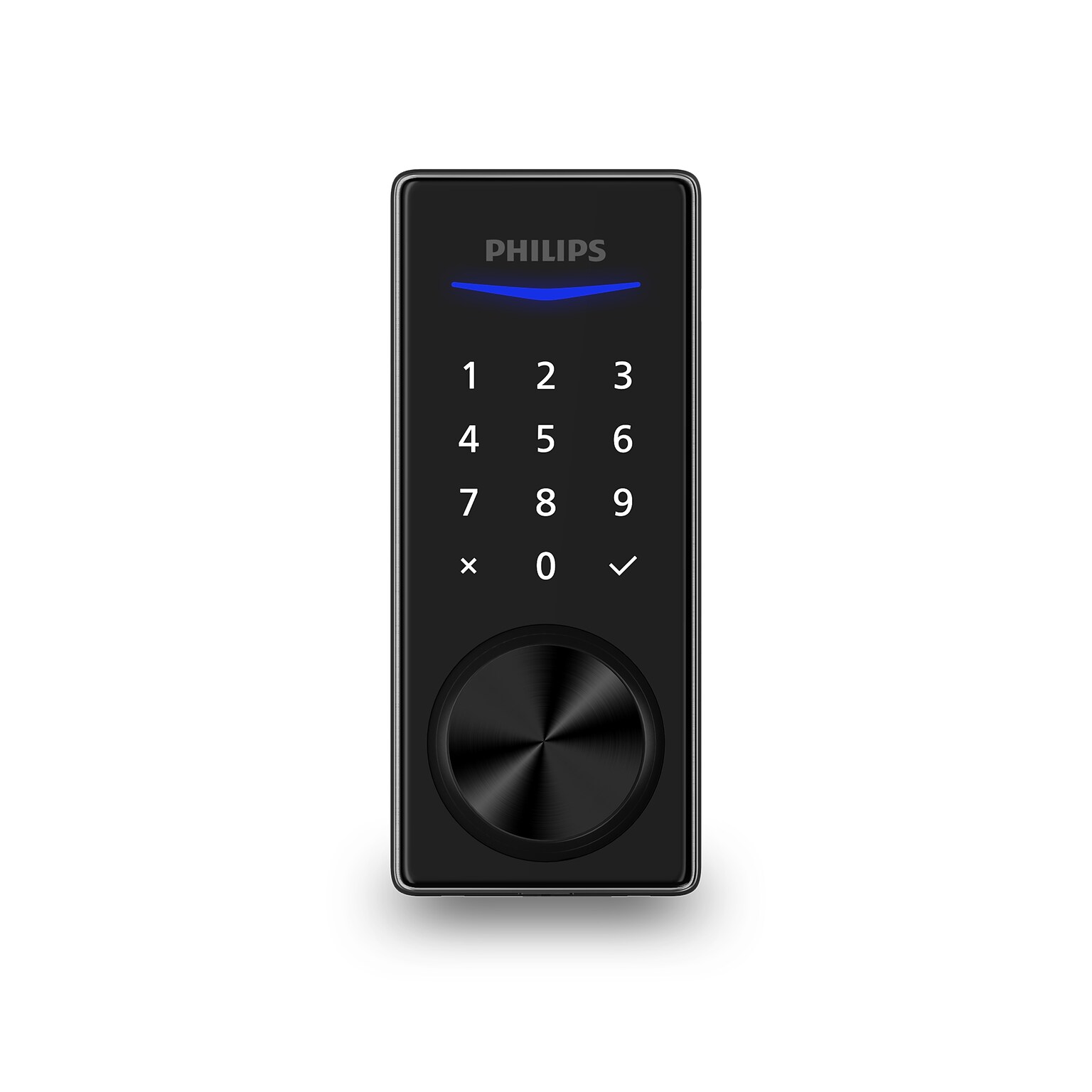 Philips Bluetooth Touchscreen Smart Deadbolt with Wi-Fi Bridge & Handle – Matte Black