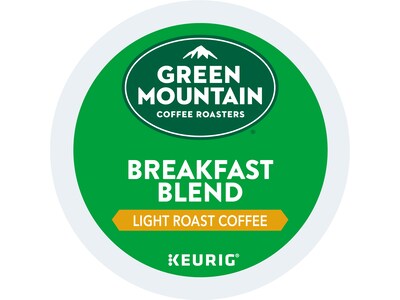 Green Mountain Breakfast Blend Coffee Keurig® K-Cup® Pods, Light Roast, 70/Box (5000373741)