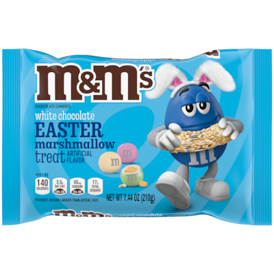 M&MS Easter White Chocolate Marshmallow Treat Chocolate Pieces, 7.44 oz. (MMM61099)