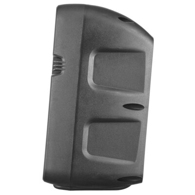 QFX True Wireless Portable Bluetooth Speaker with LED Party Lights, FM Radio & Microphone Input, Charcoal (BT-60-CHR)