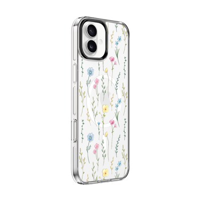 SaharaCase Inspire MagSafe Phone Case with Magnetic Backs for iPhone 16, Shock Absorbing, Floral (CP00638)