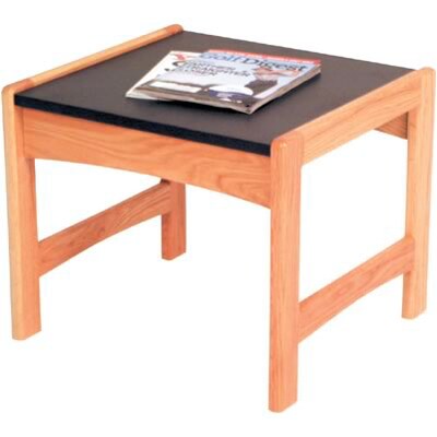 Wooden Mallets® Dakota Wave Series Table in Light Oak; End Table