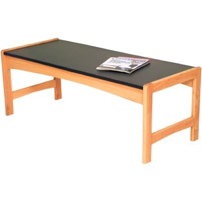Wooden Mallets® Dakota Wave Series Table in Light Oak; Coffee Table