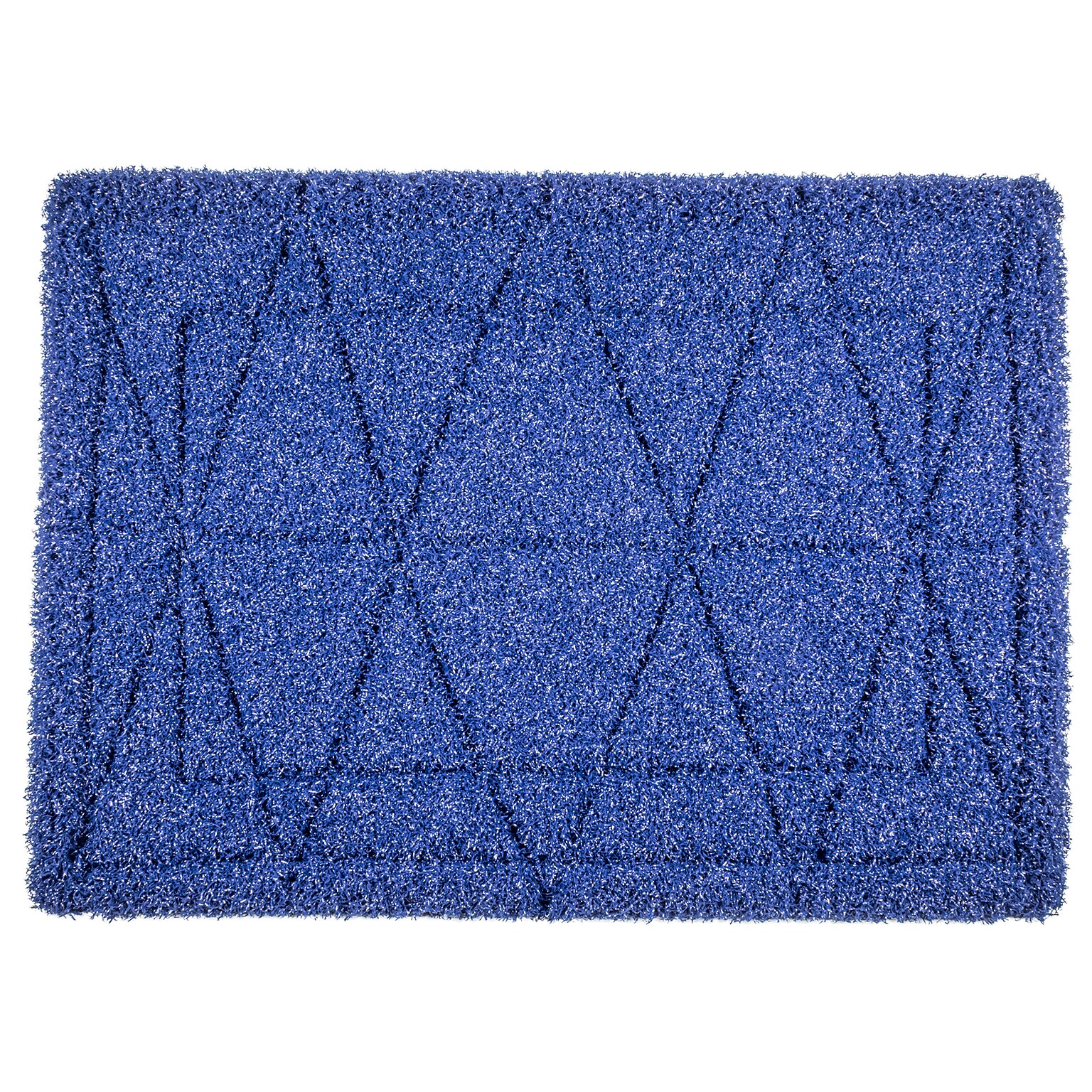 Square Scrub Tile & Grout 20 x 14 Cleaning Floor Pad, Blue (SS P1420TGB)