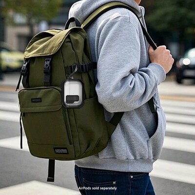 SaharaCase Venture-X Series Secure Lock Case with Premium Clip for Airpods Pro 3, Anti-Shock Corners, Scorpion Black (HP00230)