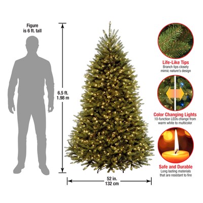 National Tree Company Dunhill Fir® Artificial Christmas Trees DUH3-D30-65