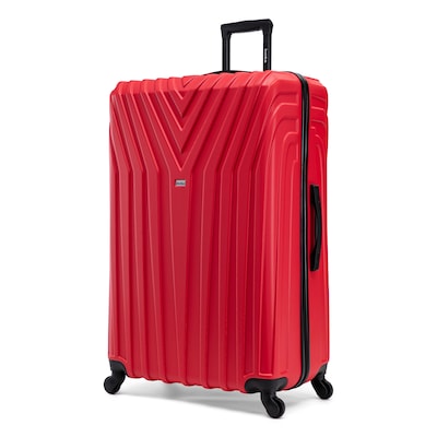 InUSA Vasty 33.86 Hardside Suitcase, 4-Wheeled Spinner, TSA Checkpoint Friendly, Grey (IUVAS00XL-GRE)