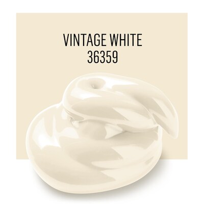 FolkArt Acrylic Paint Matte, 16oz., Vintage White, 2/Pack (FLK36359-2)