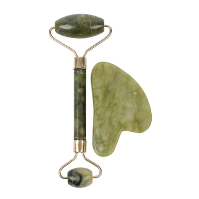 Blum Naturals Jade Roller Gua Sha Set