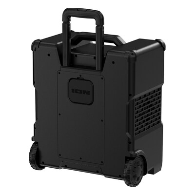 ION Block Rocker Icon Bluetooth All-Terrain Portable Speaker, Water Resistant, Black (IONBLCKRCKRX)