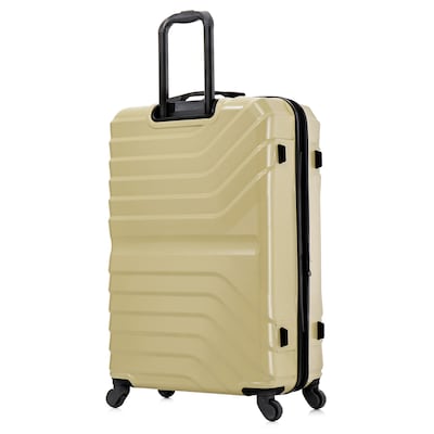 InUSA Aurum 29.92" Hardside Suitcase, 4-Wheeled Spinner, TSA Checkpoint Friendly, Champagne (IUAUR00L-CHA)