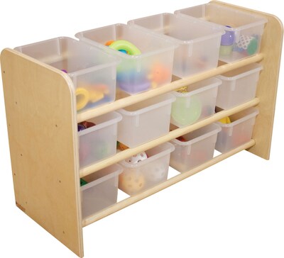 Wood Designs™ See-All Storage Units; 12 Translucent Trays